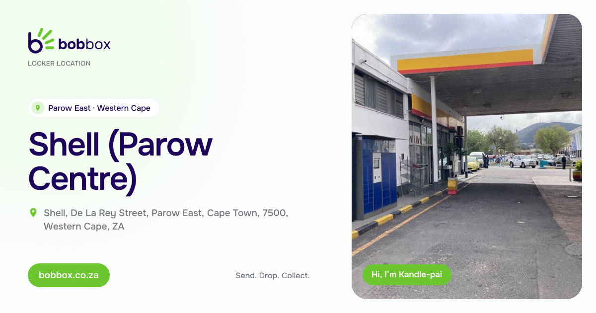Bob Box locker, Shell (Parow Centre), Cape Town